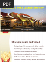 McDonalds India Launch Strategy 2.0