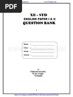 770 12 English Paper 1 and 2 Question Bank