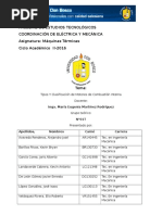 Tipos y Clasificación de Los Motores de Combustión Interna