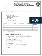 Test de Salud Mental en La Familia