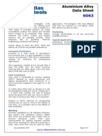 Atlas Aluminium Datasheet 6063 PDF