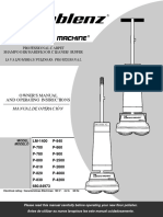 Koblenz P-4000 Shampo Polisher Manual