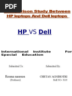 HP Vs Dell: Comparison Study Between HP Leptops and Dell Leptops