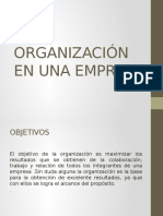 Organización en Una Empresa