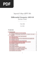 Diferential Geometry 2015-16-17