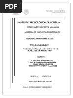 Recocido Normalizado y Ensayos de Dureza de Un Acero 4140