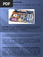 Computer Motherboards: Computer Motherboards Are An Important Part of The Computer