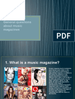 Music Magazine Task 2 Detailed Class Analysis of Music Magazine One Nme