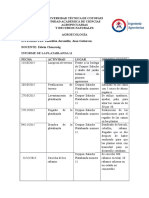 Universidad Técnica de Cotopaxi Agroecologia Informe Sebastian Jaramillo