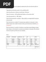 Ejercicios de Planeacion y Control de La Produccion