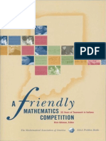 A Friendly Mathematics Competition - 35 Years of Teamwork in Indiana (Gillman) 0883858088 PDF