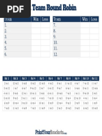 12 Round Robin