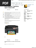 Error Windows 7 Impresora Epson Stylus Tx105