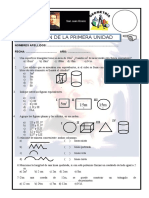 Examen 01 Unidad Geometría 1°