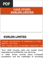 Case Study: Kurlon Limited