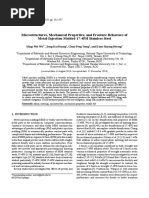 Microstructures, Mechanical Properties, and Fracture Behaviors of Metal-Injection Molded 17-4PH Stainless Steel