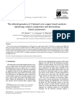 The Dehydrogenation of 2-Butanol Over Copper-Based Catalysts-Optimising Catalyst Composition and Determining Kinetic Parameters PDF