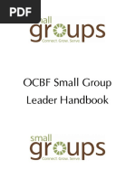 Small Group Facilitator Handbook Rev111314