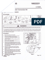 Maytag 12002039 Motor Conversion Instructions