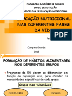 Fases Da Vida Educaçao Nutricional PDF