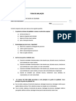 Ficha Avaliação Iso9001