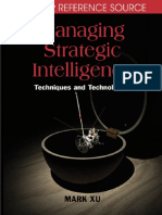 Mark Xu Managing Strategic Intelligence Techniques and Technologies Premier Reference 2007