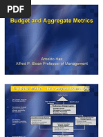 Budget and Aggregate Metrics