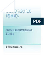 Similitude, Dimensional Analysis Modeling