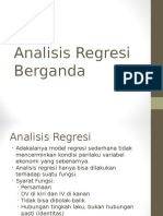 Analisis Regresi Berganda