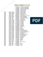 Factory Model Suffix Loc No. Part No Description