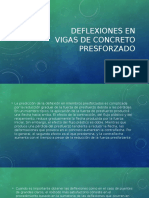 Deflexiones en Vigas de Concreto Presforzado