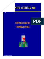 Supplier Auditpak 2000