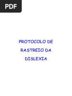 Protocolo de Rastreio Da Dislexia