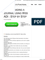 R12 Uploading A Journal Using Web ADI - Step by Step - Oracle Techno & Functional