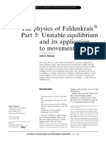 Feldenkrais Unstable Equilibrium