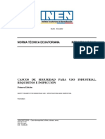 Norma INEN 146 2013 Cascos de Seguridad para Uso Industrial. Requisitos e Inspección