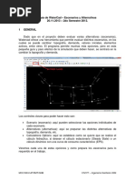 WaterCad - Guia para Escenario y Alternativas