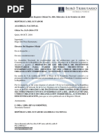 RO# 860 - 2S - Ley Orgánica de Incentivos Tributarios para Varios Sectores Productivos e Interpretativa Del Artículo 547 Del COOTAD (12 Oct. 2016)