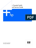 HP KVM Server Console Switch Maintenance and Service Guide