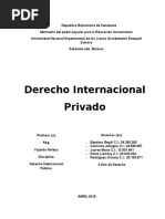 Doctrina Del Derecho Internacional Privado