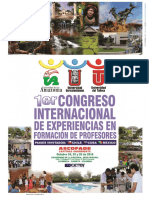 Memorias Congreso Internacional Experiencias de Profesores