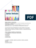 Series Verbales Ejemplos