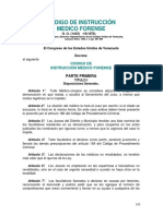 Código de Instrucción Medico Forense