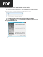 How To Install The Enterprise Vault Outlook Add-In