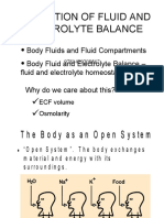 Regulation of Fluid and Electrolyte Balance