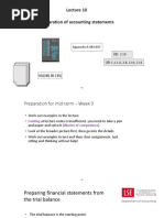 Preparation of Accounting Statements: VA (18) JD