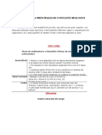 Determinarea Principalelor Constante Biologice