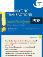 PP For Chapter 2 - Analyzing Transactions - Final