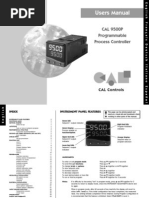 Scientemp - CAL 9500P Programmable Process Controller User Manual