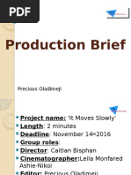 Production Brief Powerpoint